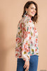 Coming Up Roses Floral Peasant Top - Final Sale