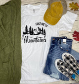 Take Me to the Mountains T-Shirt - BAD HABIT BOUTIQUE 
