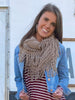  Chenille Fringe Knit Infinity Scarf, CLOTHING, Leto, BAD HABIT BOUTIQUE 