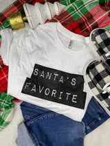  Santa's Favorite T-shirt, CLOTHING, BAD HABIT APPAREL, BAD HABIT BOUTIQUE 