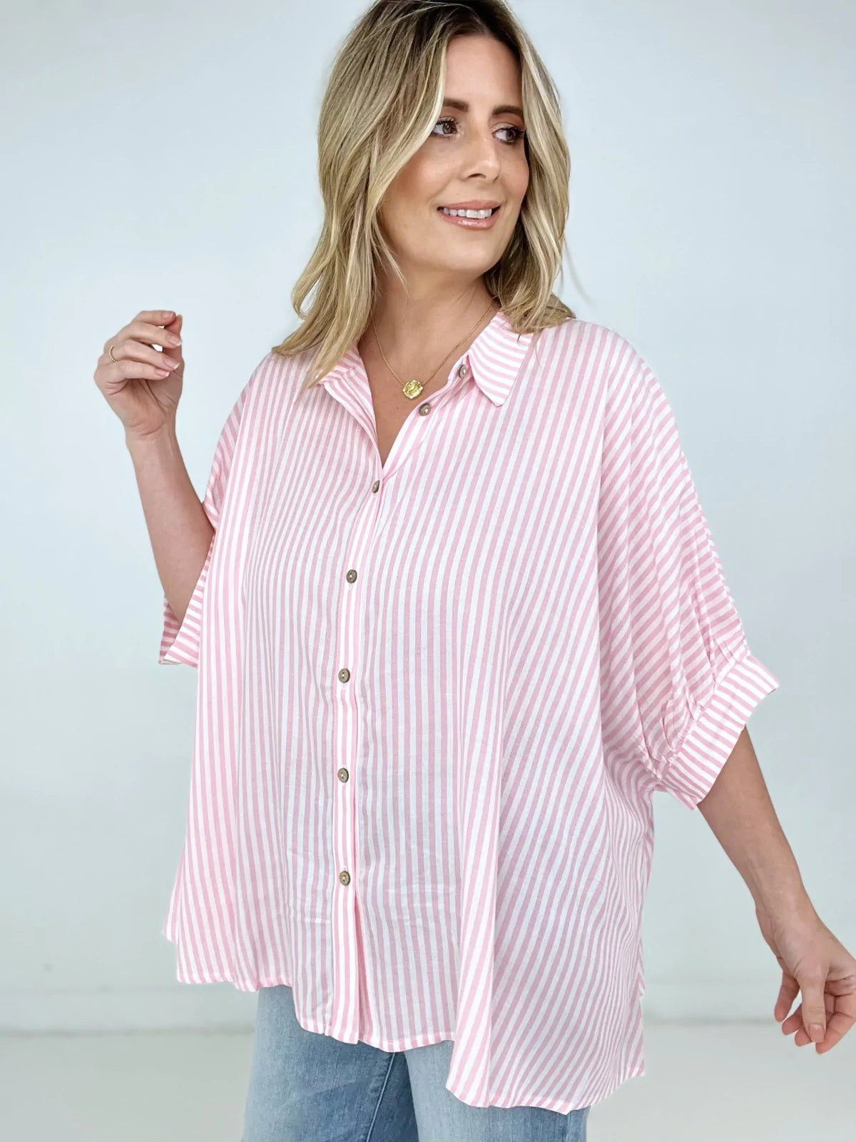 Pink Stripe top 