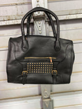  Studded Black Handbag, CLOTHING, Fashion 21 Group, BAD HABIT BOUTIQUE 