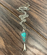 Turquoise Pendant Neclace- Isac Preorder