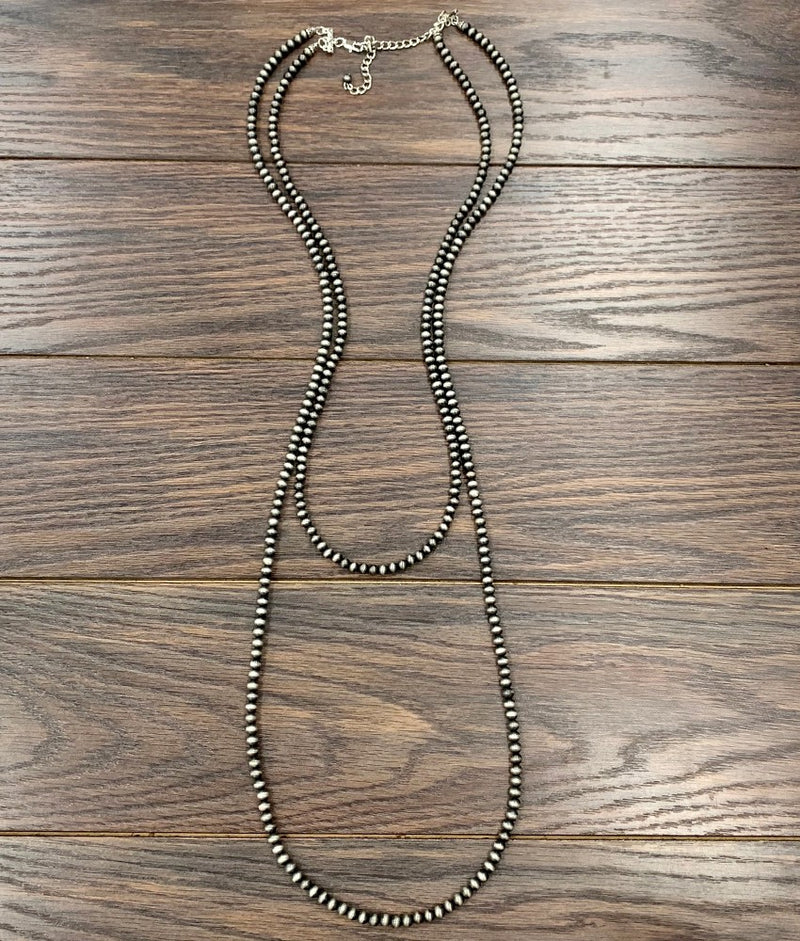 Navajo Pearl Double Strand Necklace - Isac Preorder