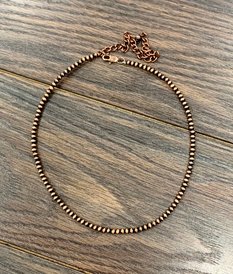Navajo Copper Pearl Necklace - Isac Preorder