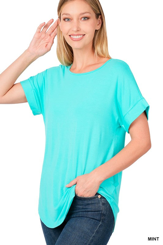 MINT Luxe Boat Neck Tee