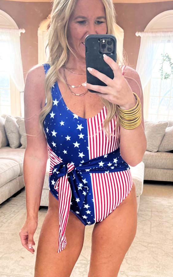 July Stars & Stripes Swimsuit | FINAL SALE**