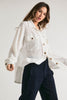 Take it Easy Relax Fit Button Down Top