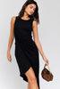 Twist Wrap Rib Midi Dress | FINAL SALE