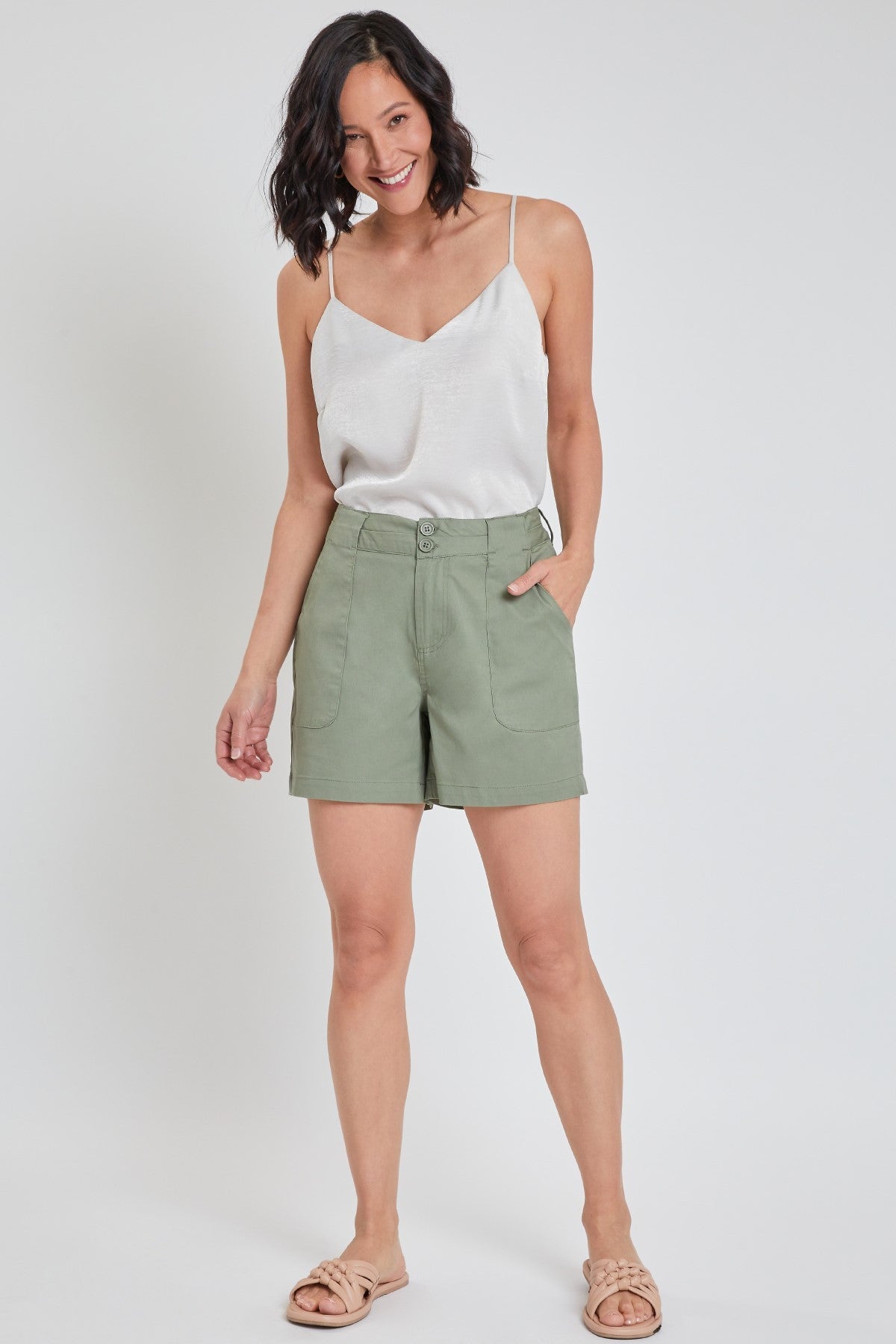 OLIVE SHORTS