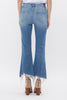 UnEven Hem High Rise Crop Flare Denim Jean  | MICA *30A SEPT PREORDER