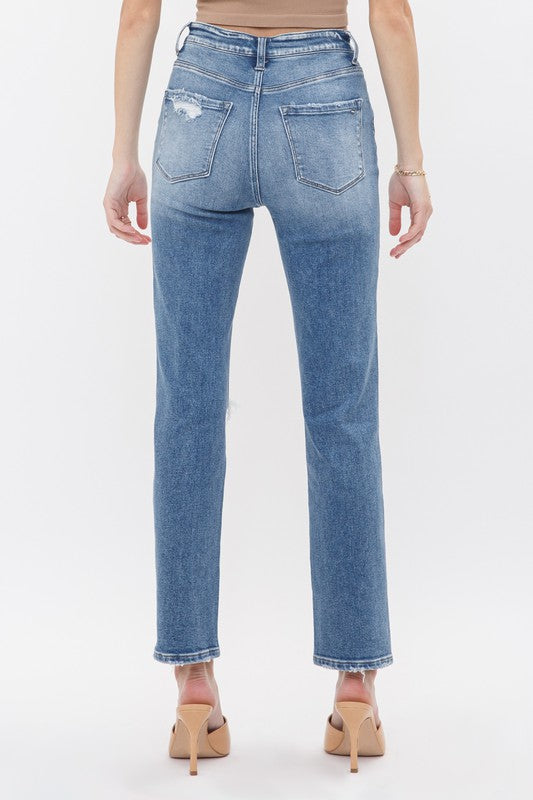 Super High Straight Leg | Mica Denim - LA PREORDER**