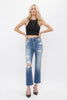 Super High Straight Crop | Mica - LA PREORDER**