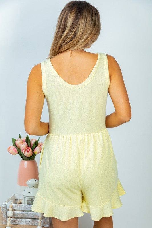 white birch solid romper 