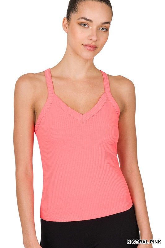 Sara's Steals and Deals Ribbed Cami Tank Top* - Final Sale