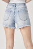 High Rise Star Print Shorts