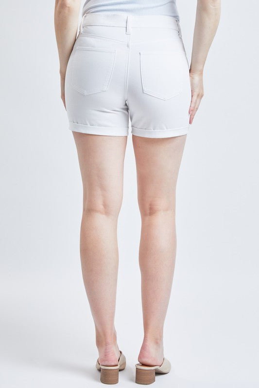 white shorts 