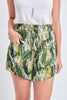 ymi brushed leaf pull on shorts 