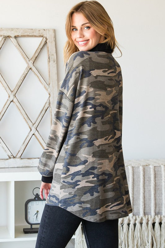 SOLID AND CAMO BUTTON SHACKET WITH POCKET | HEIMISH - LA PREORDER
