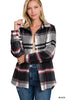 YARN DYED PLAID SHACKET | ZENANA - LA PREORDER