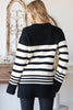 LONG SLEEVE ROUND NECK STRIPED SWEATER | HEIMISH - LA PREORDER (33 | 42)