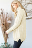 LONG SLEEVE TURTLE NECK SWEATER WITH SIDE SLIT | HEIMISH - LA PREORDER (33|42)