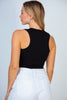 Sleeveless Solid Knit Crop Top - Final Sale