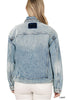 WASHED DENIM JACKET | ZENANA - LA PREORDER (1122)