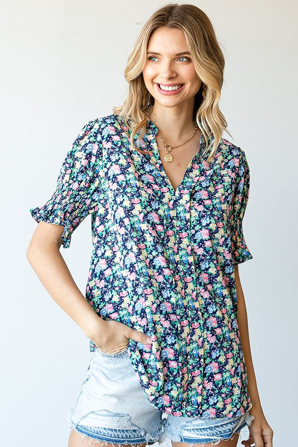 Spring Floral Blouse 