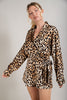 Leopard Wrap Romper 