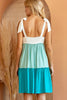 Emerald Tiered Babydoll Woven Dress 