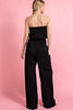 Strapless Black Jumpsuit | FINAL SALE