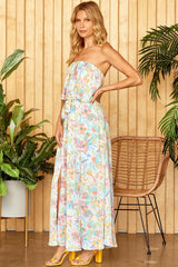 Ready for Spring Break Floral Maxi Dress 