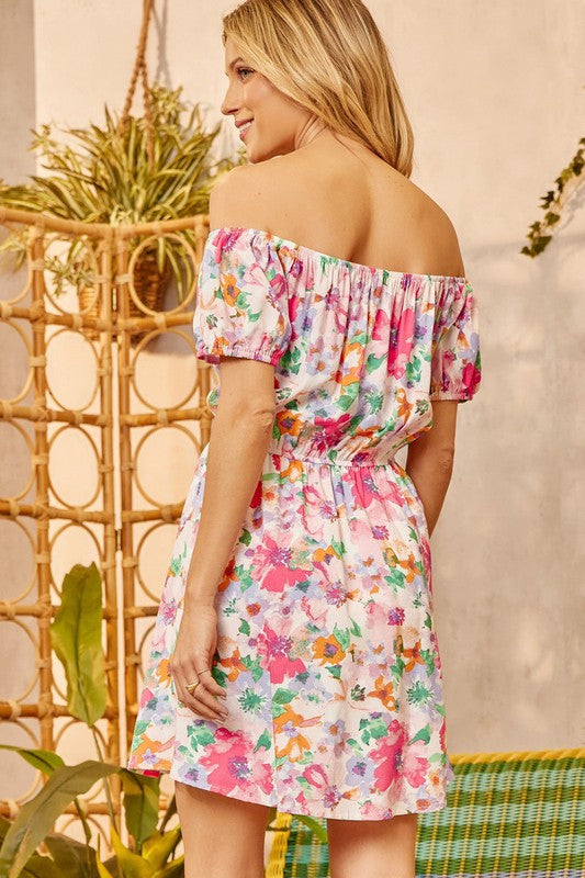 Made for Sunny Days Floral Print Dress 