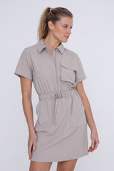 Water Resistant Collared Outdoor Dress | Mono B