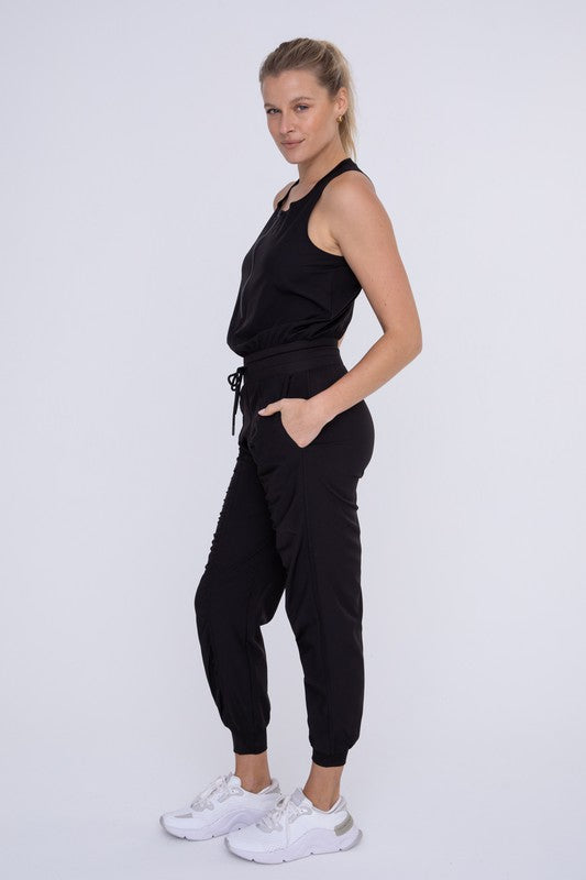 Half Zip Active Jumpsuit | Mono B