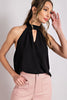 HALTER NECK SLEEVELESS TOP