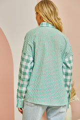 Spring Fever Gingham Button Down Top - Final Sale*