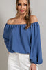 OFF THE SHOULDER LONG SLEEVE TOP Media 7 of 9