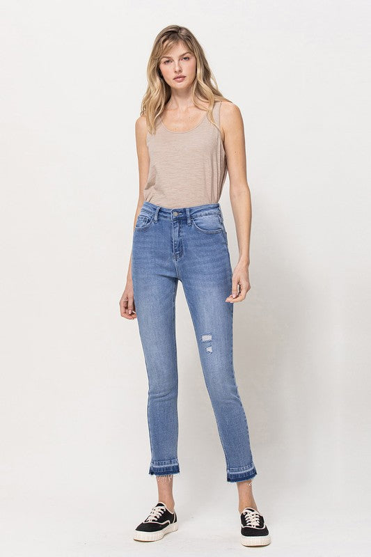 HIGH RISE CROP SKINNY | VERVET - LA PREORDER