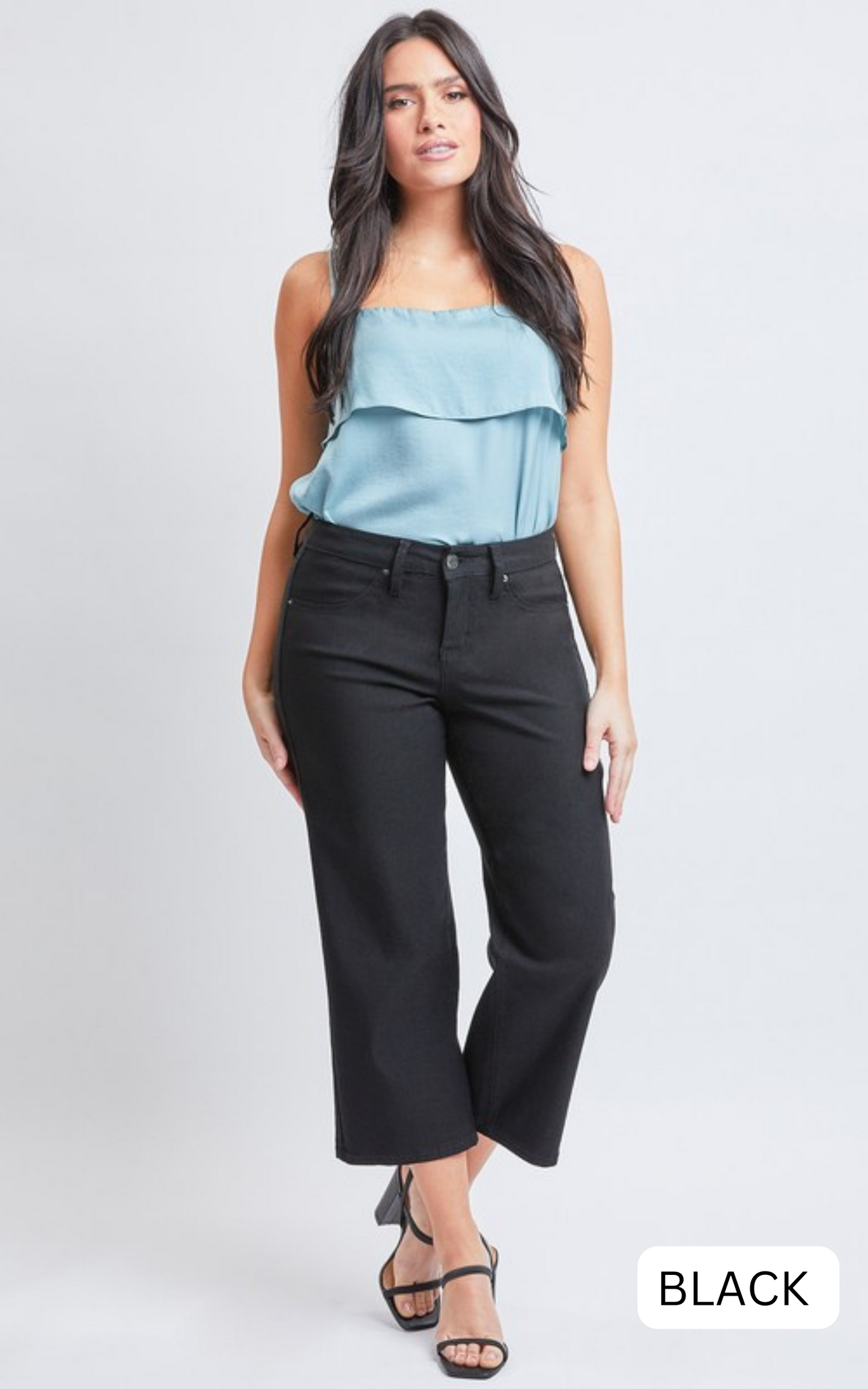 OMG Hyperstretch High Rise Wide Leg Capri - Final Sale