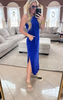 Zenana Bright Blue Sleeveless Maxi Dress