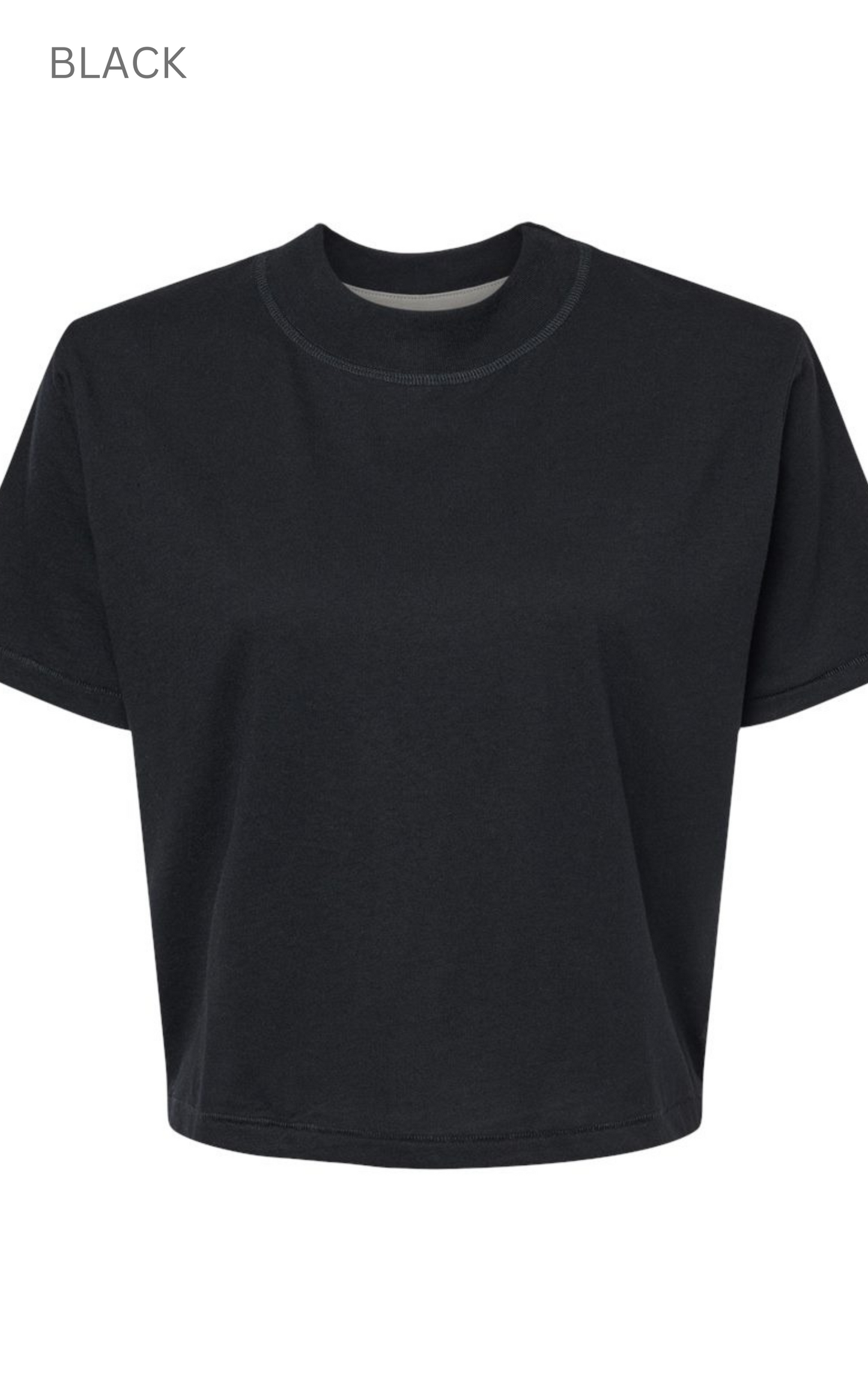 Black Women's Boxy Tee