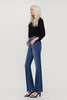 HIGH RISE STRETCH SLIM BOOTSCUT JEANS - Vervet