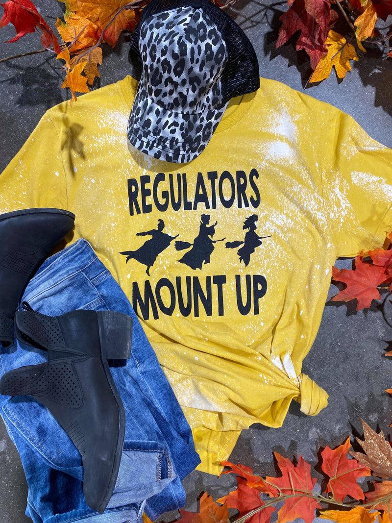 Regulators Mount Up Bleached Out T-Shirt