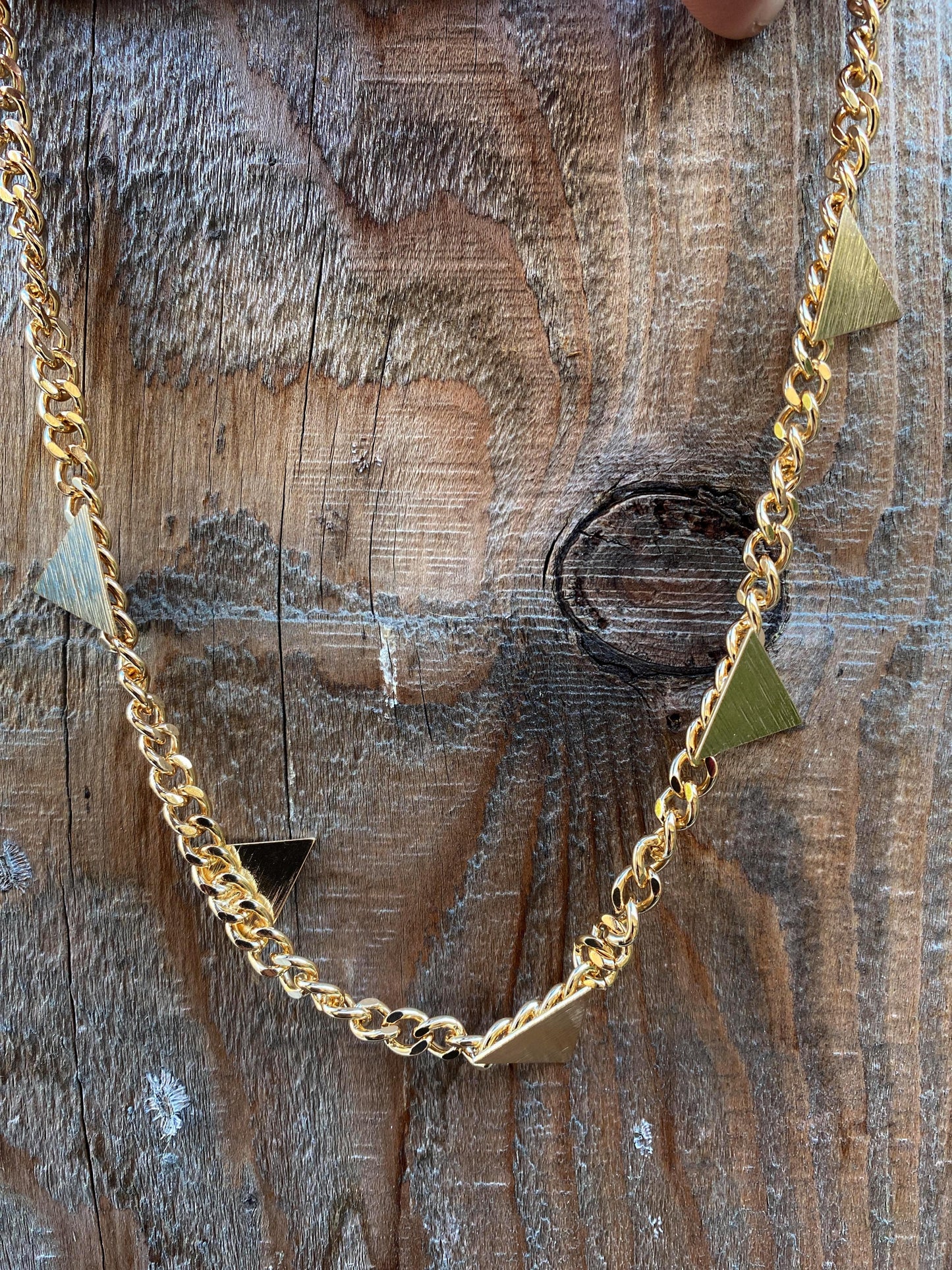 Triangle Chain Necklace - Final Sale