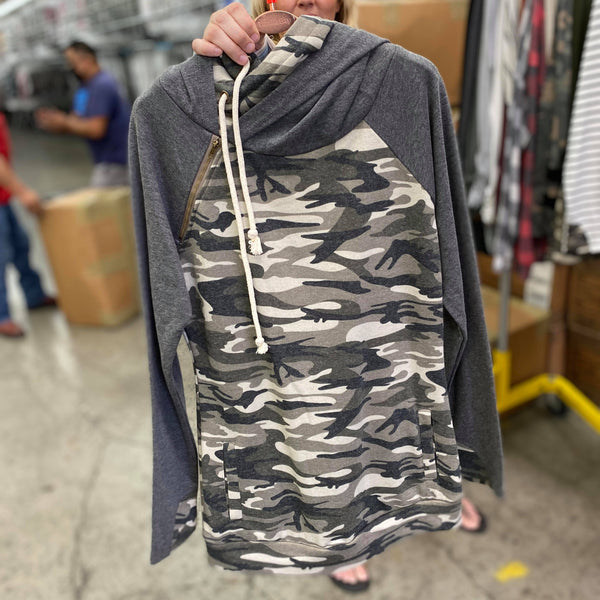 Vanilla bay double hoodie top