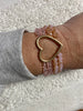 Heart Beaded Bracelet - Final Sale
