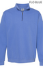 Garment-Dyed Quarter Zip Sweatshirt