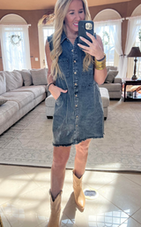 DENIM DRESS